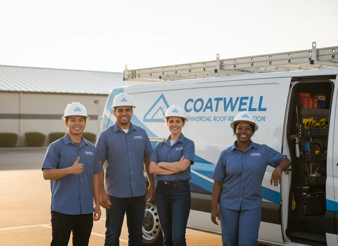 Commercial roof coating company in Surprise, NY